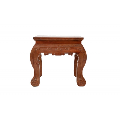 F3903 明式弯腿条几 缅甸花梨