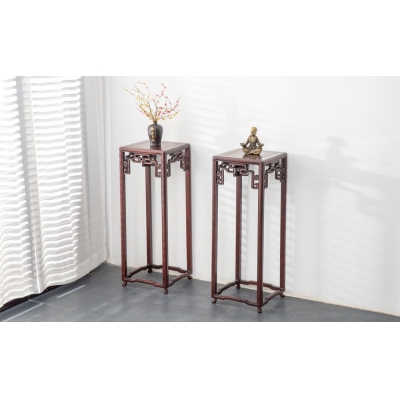 FH0115  中式花架 染料紫檀