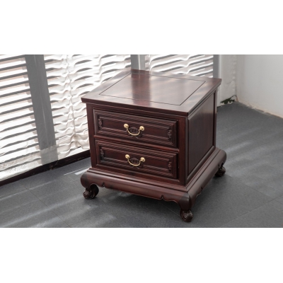 FL0115 西番莲高低床 染料紫檀